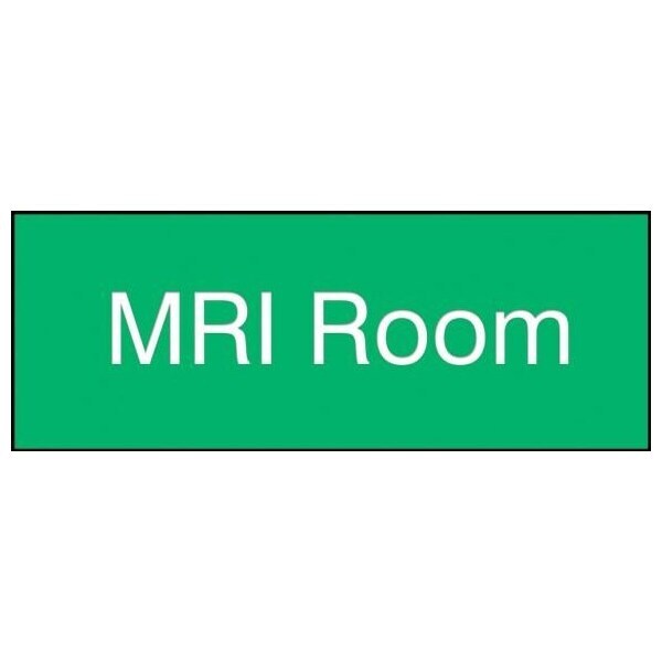 Accuform 8 in W x 3 in H, Engraved Plastic PSG907GN - main